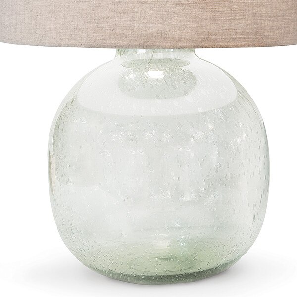 Seeded Recycled Glass Table Lamp